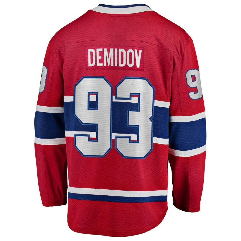 Ivan Demidov Montreal Canadiens Fanatics Home Breakaway Jersey - Red Jerseys