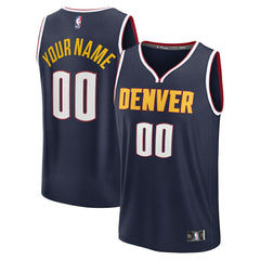 Denver Nuggets Youth Fast Break Custom Replica Jersey sale - Navy sale - Icon Edition outlet
