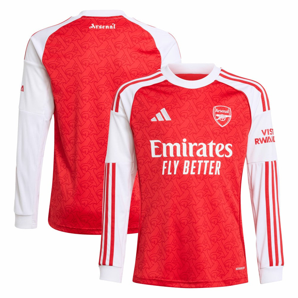 Arsenal Youth 2025/26 Home Replica Long Sleeve Jersey - Red online