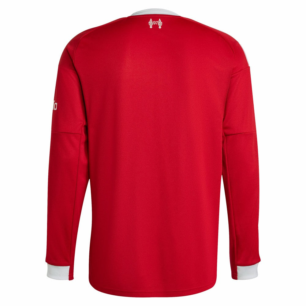 Liverpool 2025/26 Home Replica Long Sleeve Jersey - Red on sale