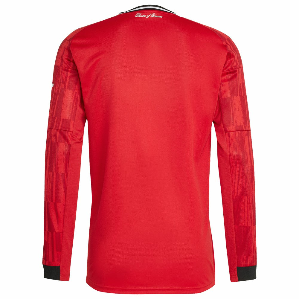 Manchester United Home 2025/26 Replica Long Sleeve Jersey - Red for sale