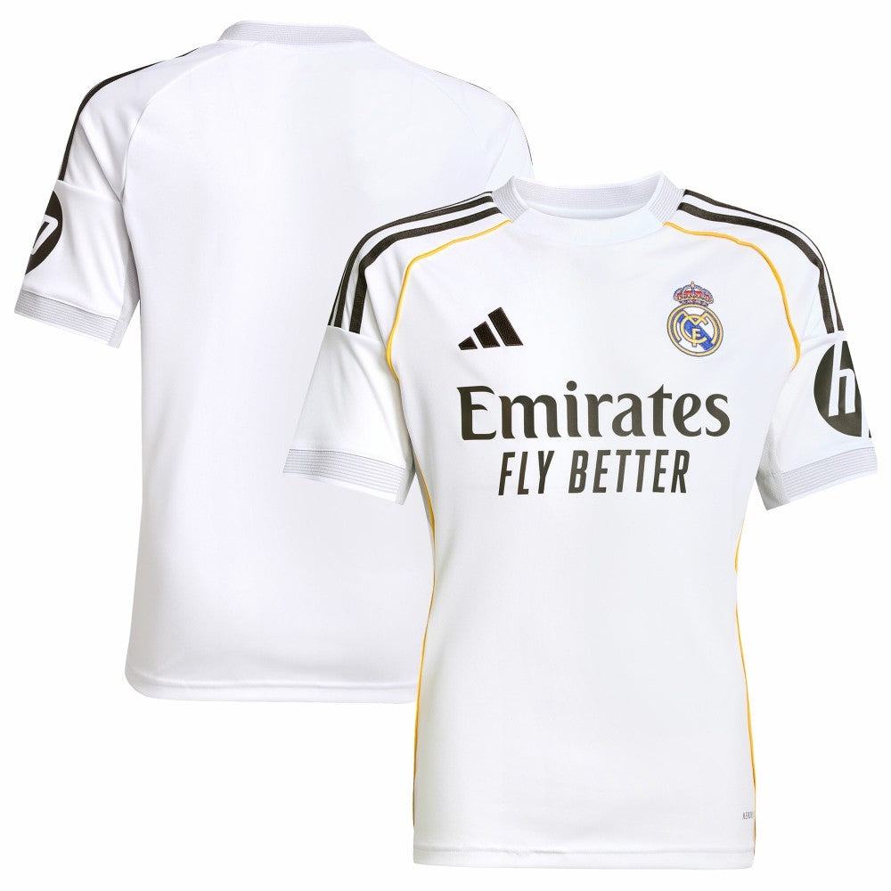 Real Madrid Youth 2025/26 Home Replica Jersey - White cheap