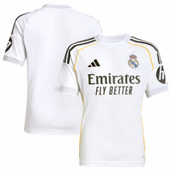 Real Madrid Youth 2025/26 Home Replica Jersey - White cheap