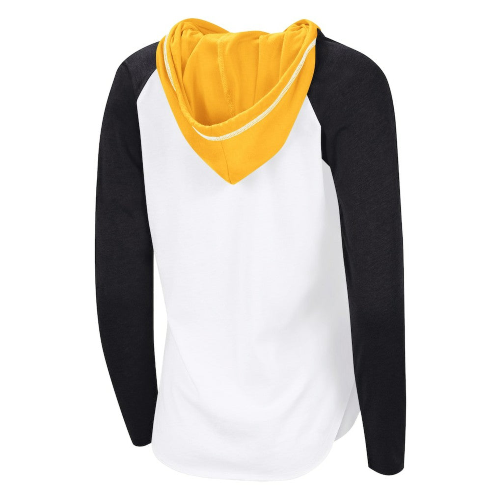 Boston Bruins G-III 4Her by Carl Banks Women's MVP Hooded Long-Sleeve T-Shirt - White T-shirts