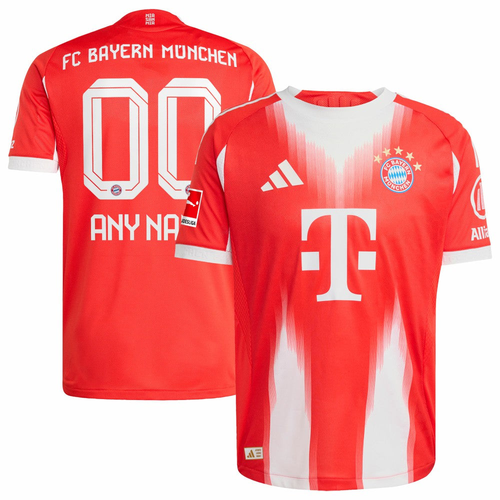 Bayern Munich 2025/26 Home Custom Jersey - Red shop