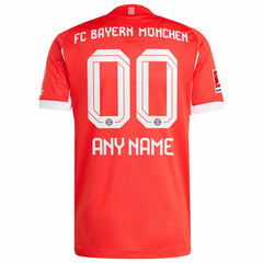 Bayern Munich 2025/26 Home Custom Jersey - Red shop