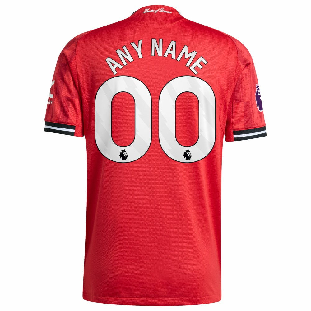 Manchester United Home 2025/26 Custom Jersey - Red sale