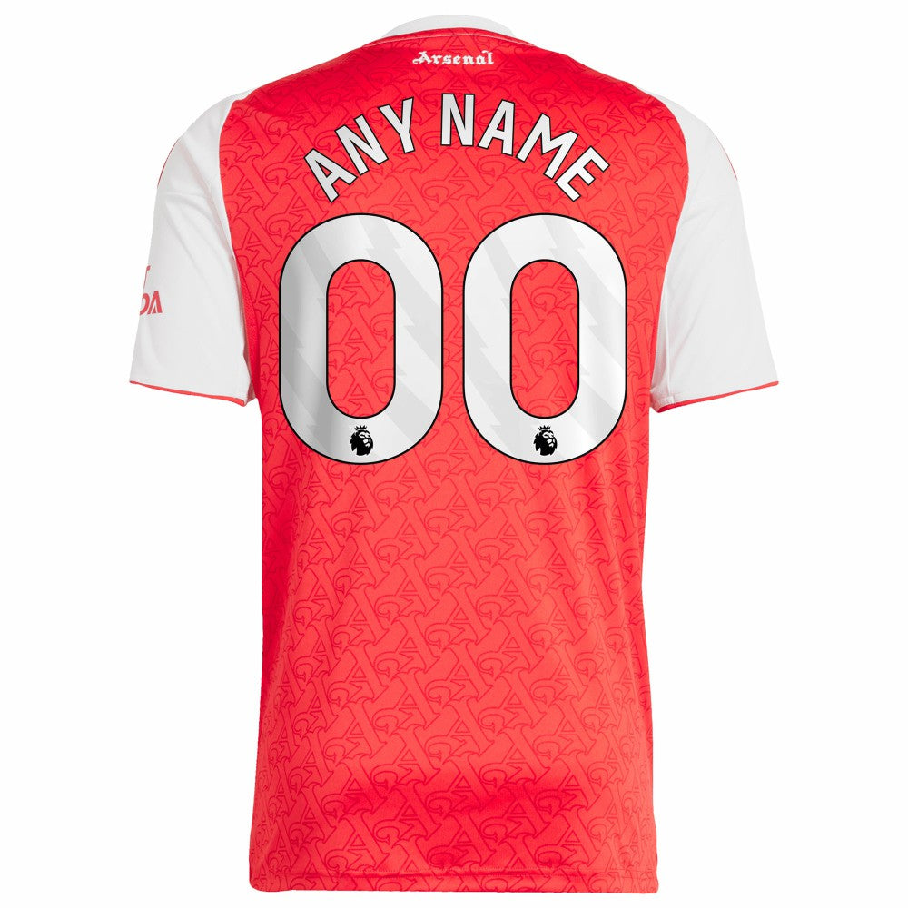 Arsenal 2025/26 Home Replica Custom Jersey - Red for sale