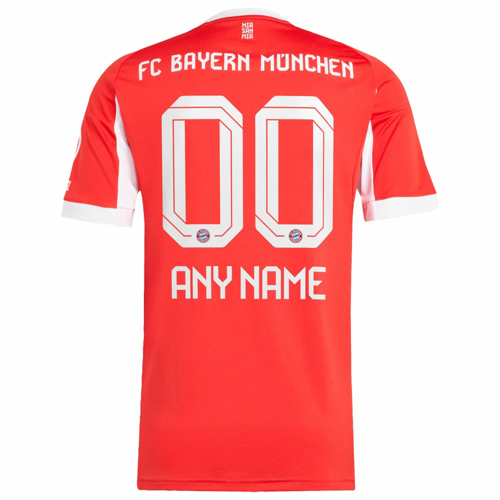 Bayern Munich 2025/26 Home Replica Custom Jersey - Red on sale