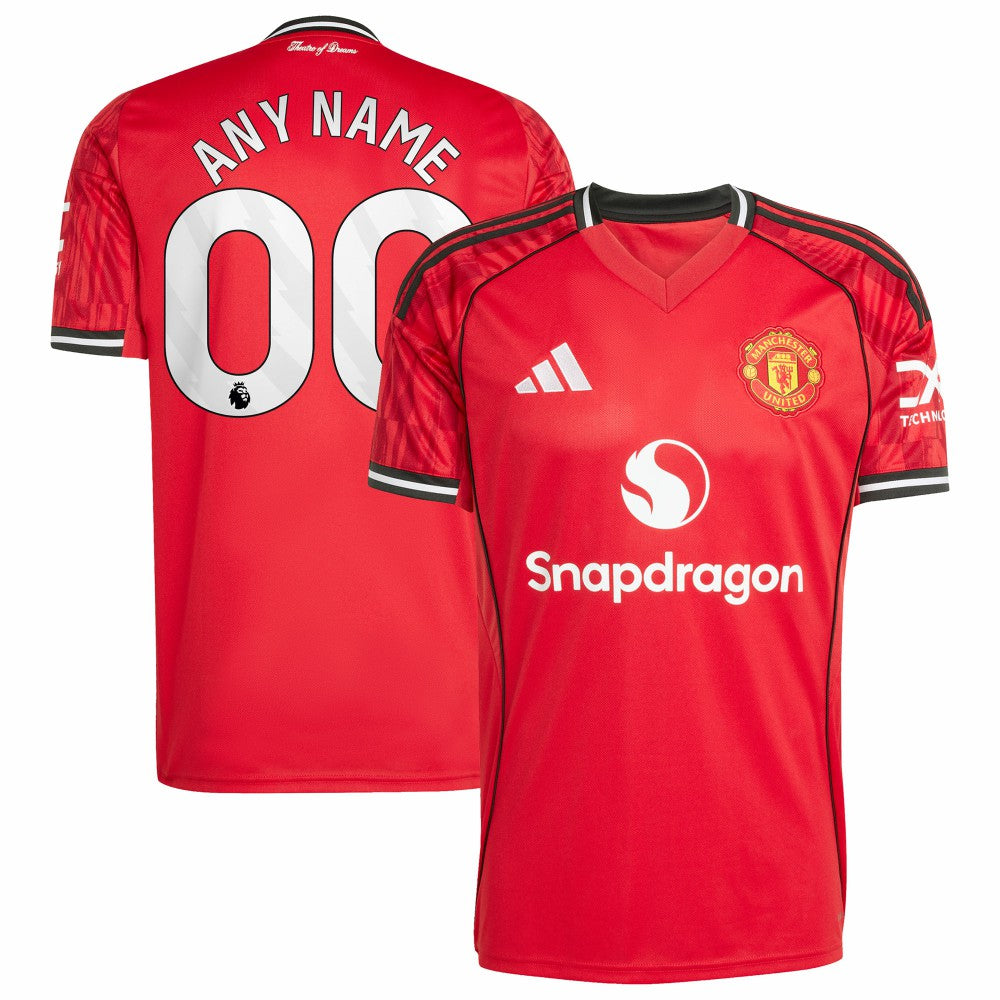Manchester United Home 2025/26 Custom Replica Jersey - Red cheap