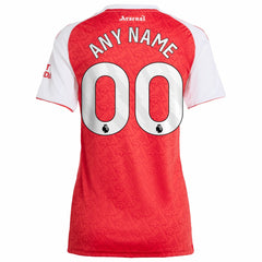 Arsenal Women's 2025/26 Home Replica Custom Jersey - Red cheap