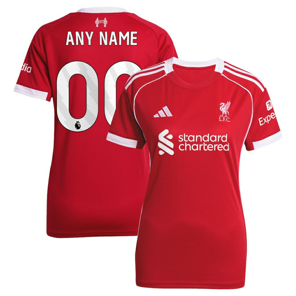 Liverpool Women's 2025/26 Home Custom Replica Jersey - Red discount