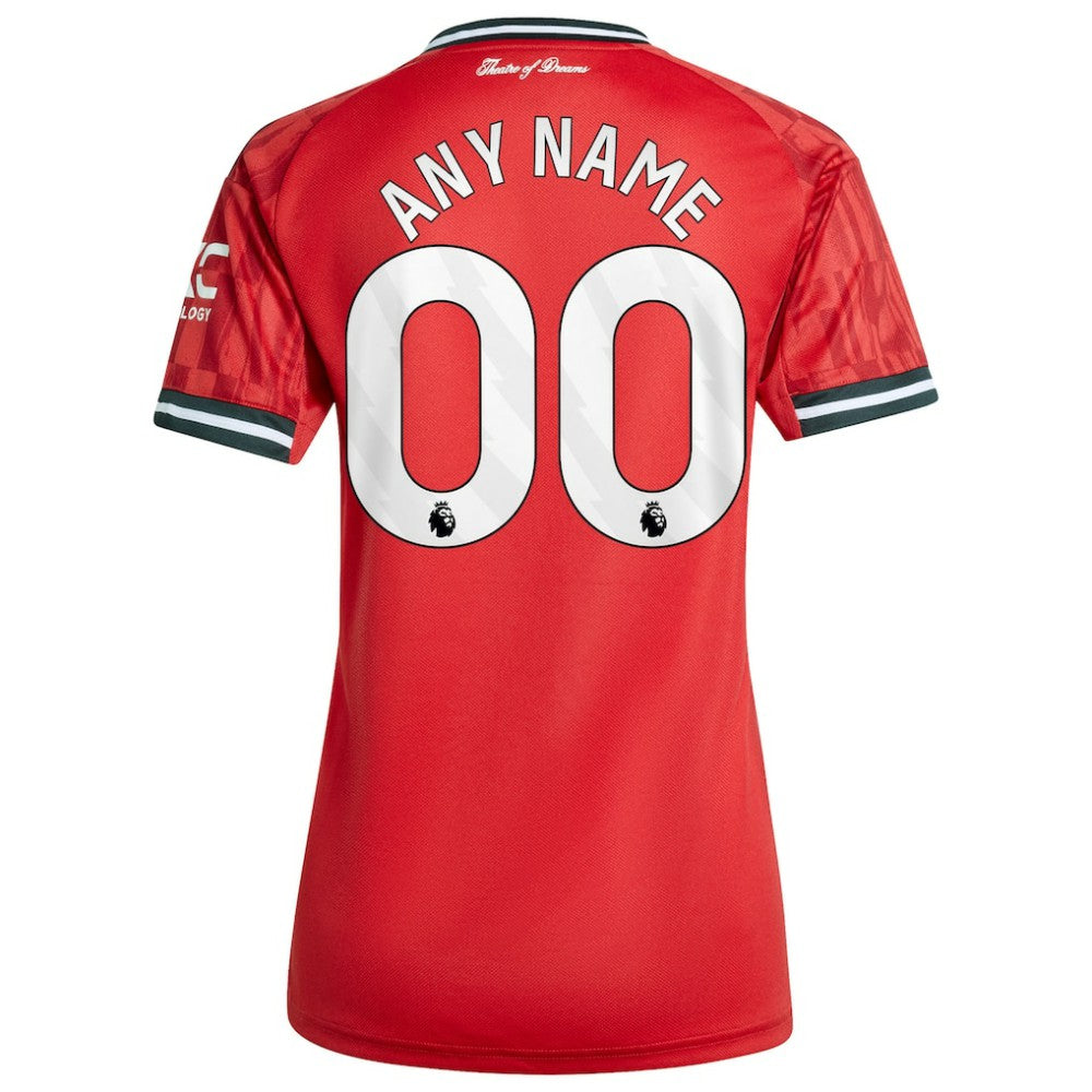 Manchester United Women's Home 2025/26 Custom Replica Jersey - Red for sale