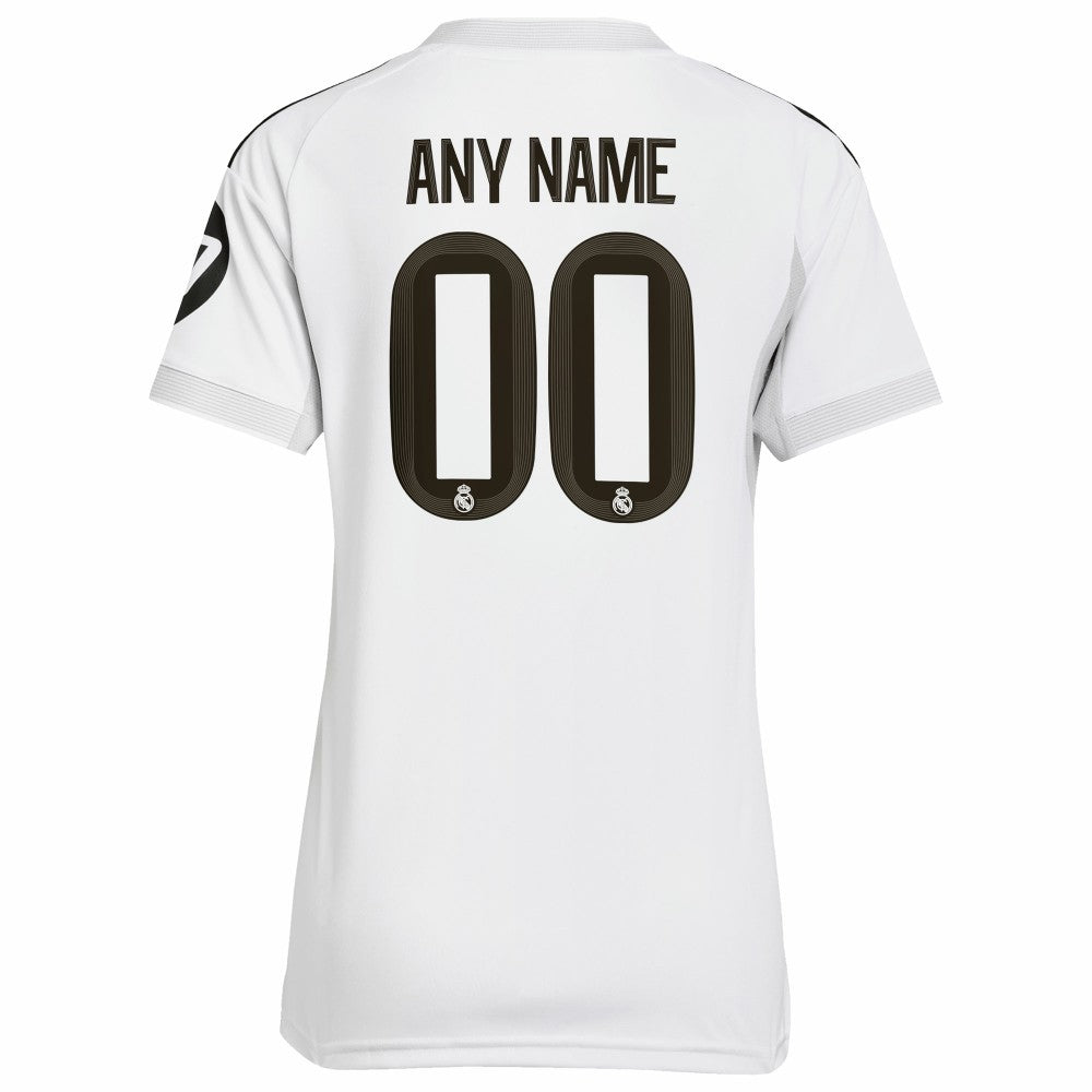 Real Madrid Women's 2025/26 Home Replica Custom Jersey - White sale