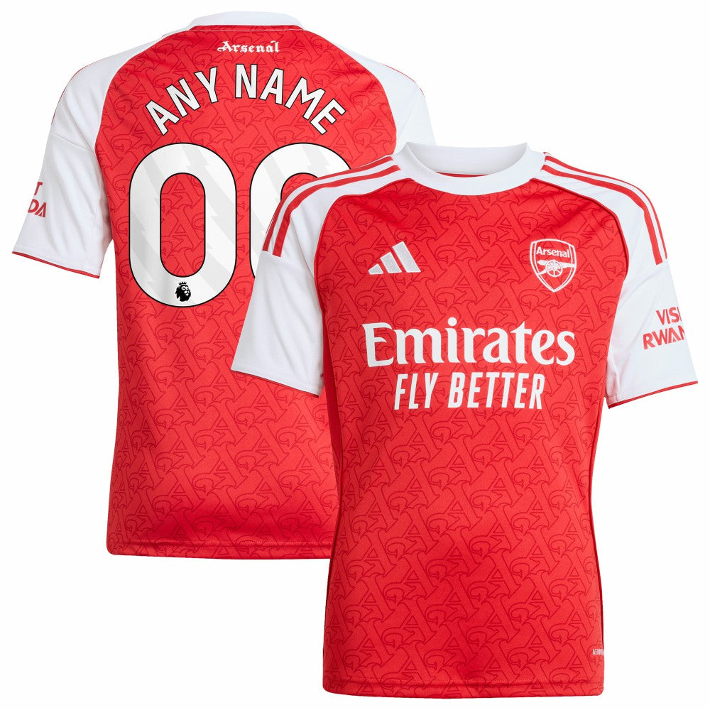 Arsenal Youth 2025/26 Home Replica Custom Jersey - Red online