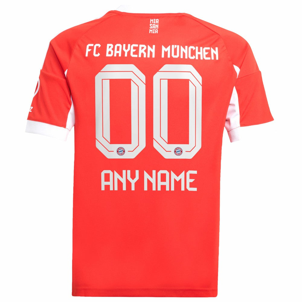 Bayern Munich Youth 2025/26 Home Replica Custom Jersey - Red sale