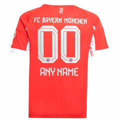 Bayern Munich Youth 2025/26 Home Replica Custom Jersey - Red sale