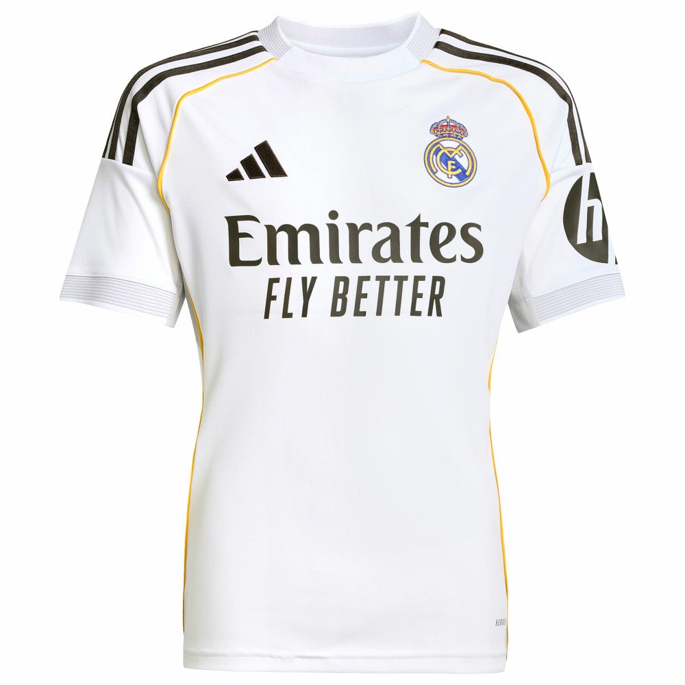 Real Madrid Youth 2025/26 Home Replica Custom Jersey - White discount