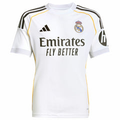 Real Madrid Youth 2025/26 Home Replica Custom Jersey - White discount