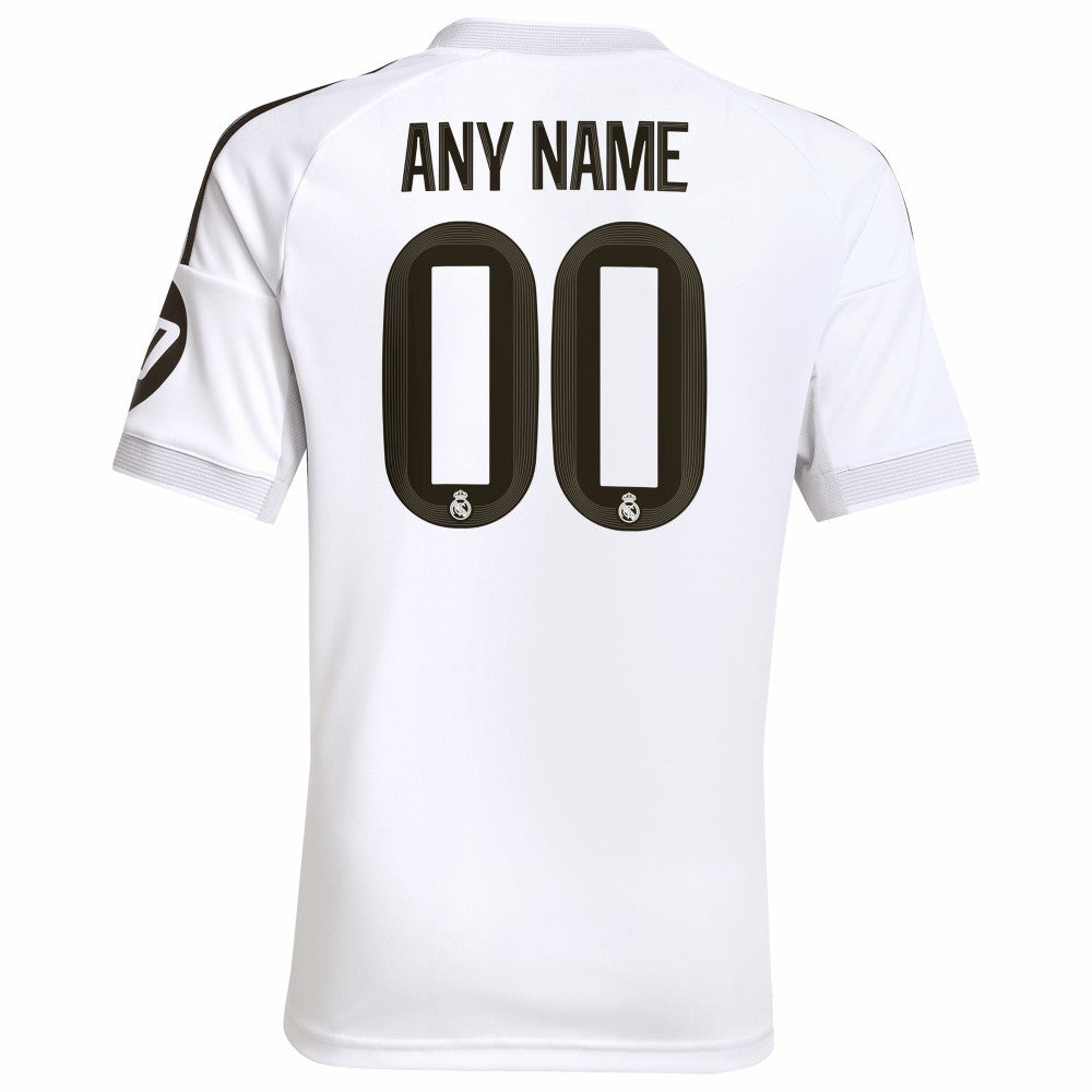 Real Madrid Youth 2025/26 Home Replica Custom Jersey - White discount
