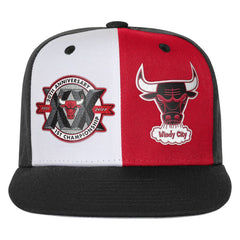 Chicago Bulls Youth 20th Anniversary Duo Front Snapback Hat - Black discount