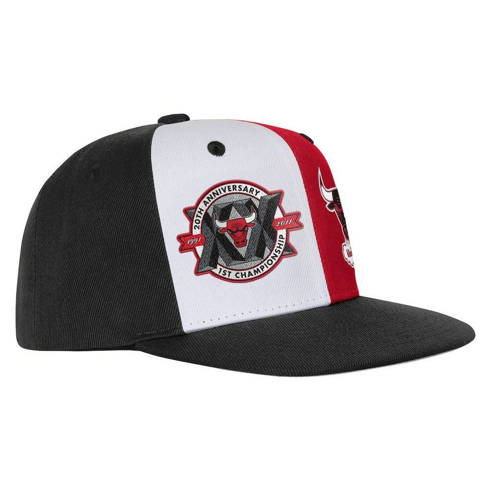 Chicago Bulls Youth 20th Anniversary Duo Front Snapback Hat - Black discount