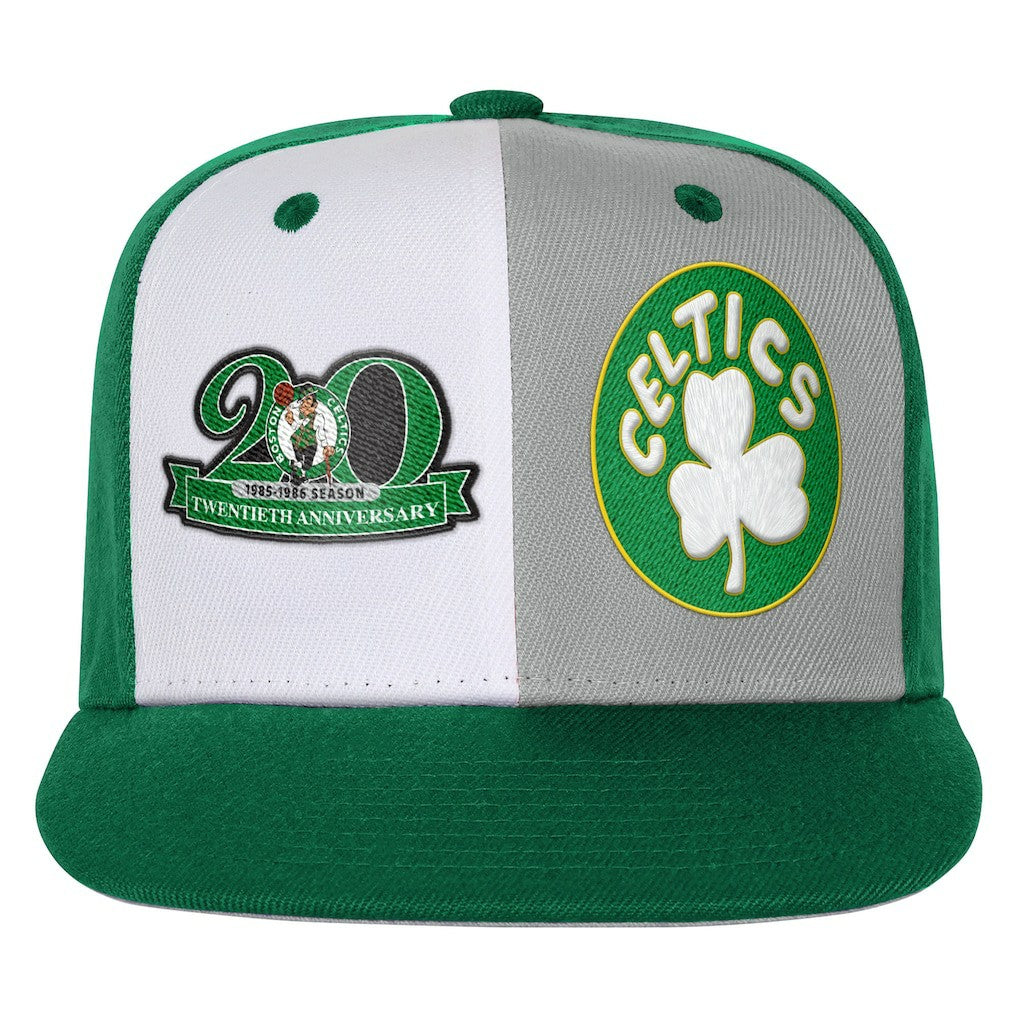 Boston Celtics Youth Anniversary Duo Front Snapback Hat - Kelly Green outlet