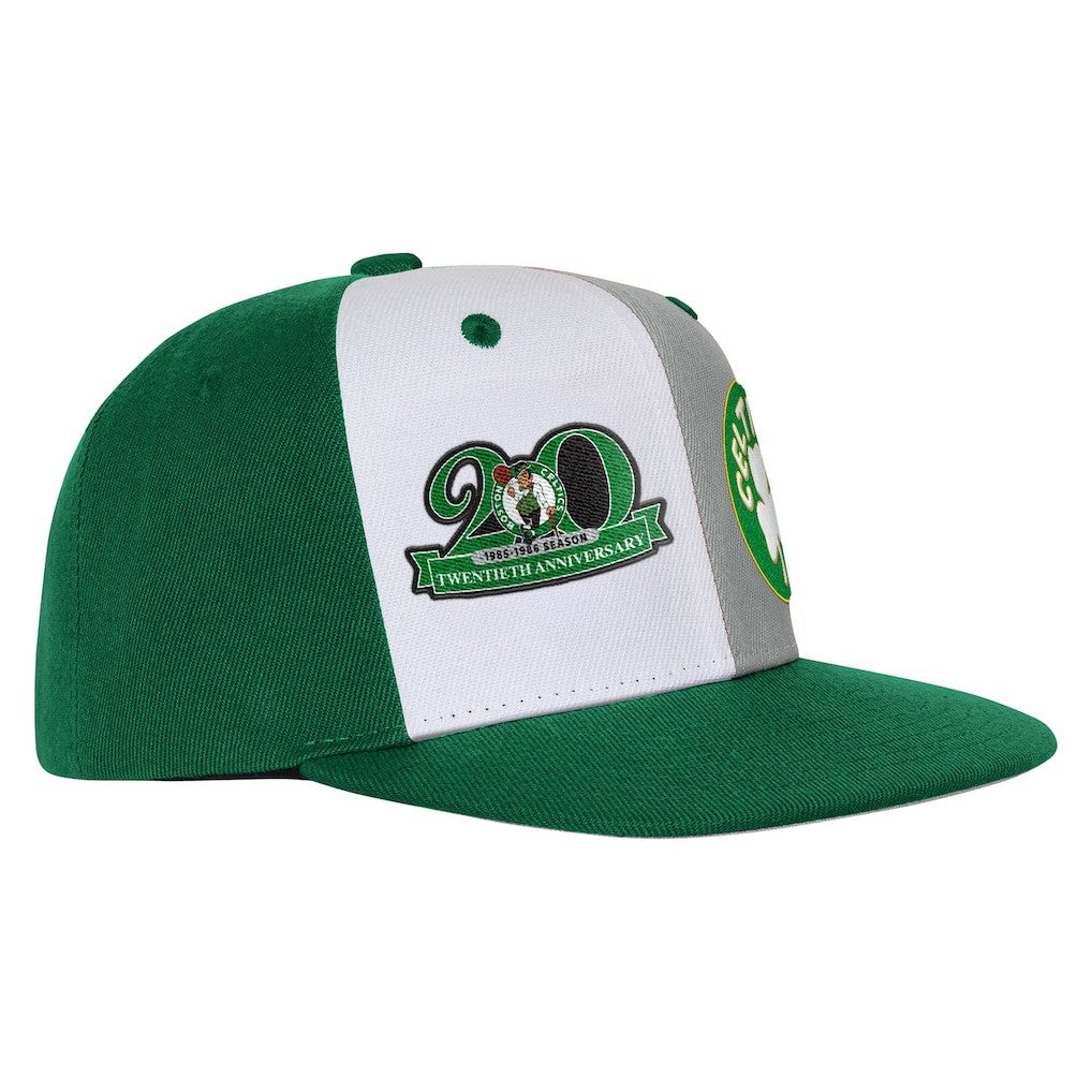 Boston Celtics Youth Anniversary Duo Front Snapback Hat - Kelly Green outlet