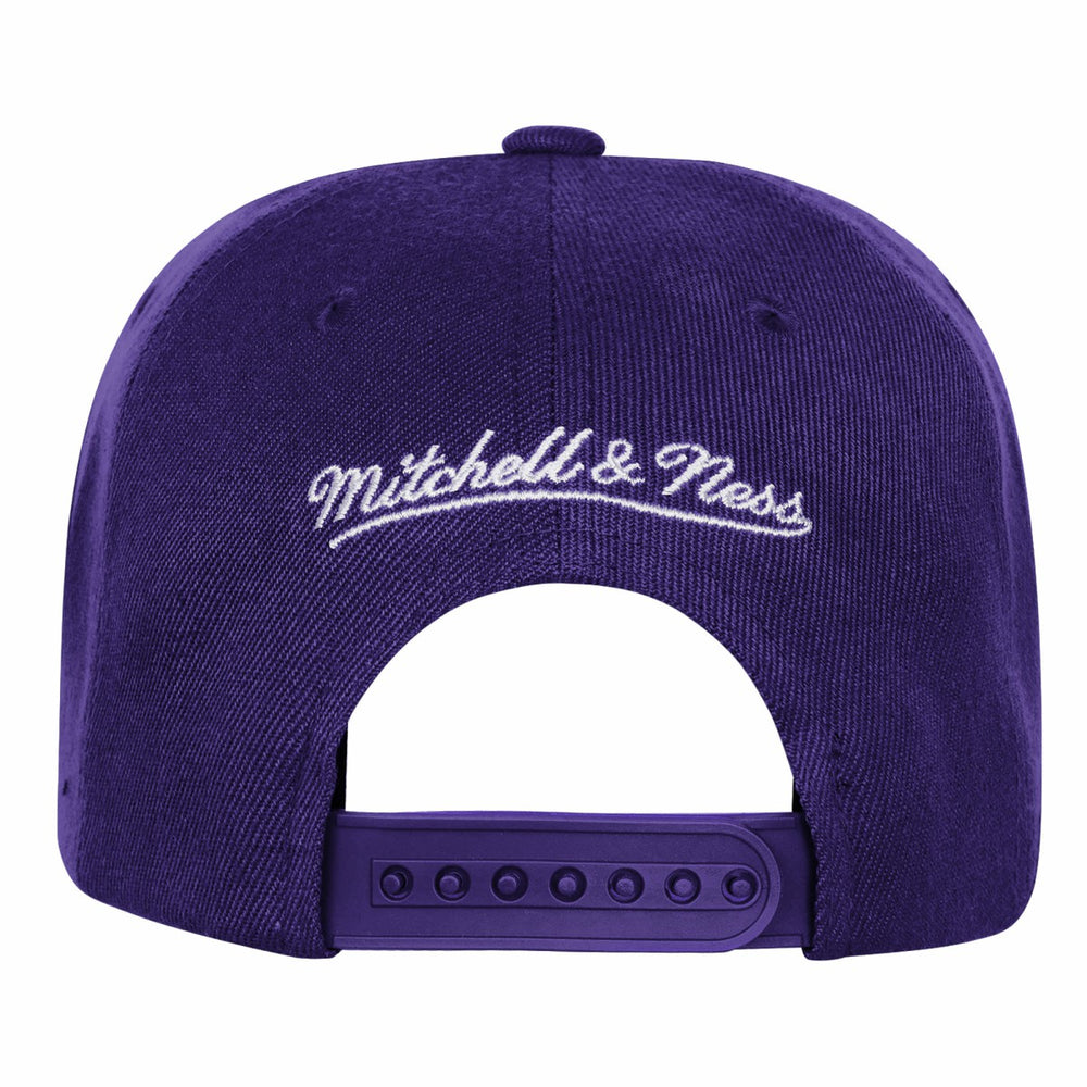 Los Angeles Lakers Youth 50th Anniversary Duo Front Snapback Hat - Purple on sale