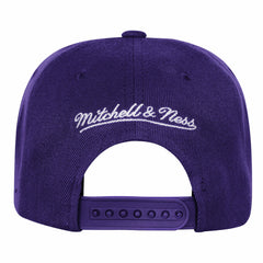 Los Angeles Lakers Youth 50th Anniversary Duo Front Snapback Hat - Purple on sale