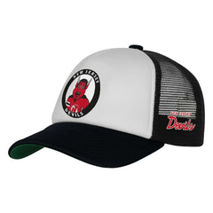 New Jersey Devils Mitchell & Ness Youth Mascot Adjustable Trucker Hat - White Jerseys