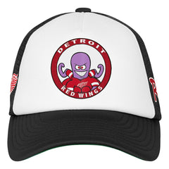 Detroit Red Wings Mitchell & Ness Youth Mascot Adjustable Trucker Hat - White Hats