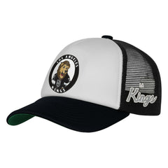 Los Angeles Kings Mitchell & Ness Youth Mascot Adjustable Trucker Hat - White Hats