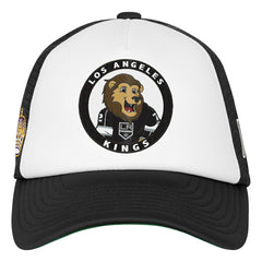 Los Angeles Kings Mitchell & Ness Youth Mascot Adjustable Trucker Hat - White Hats