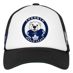 Toronto Maple Leafs Mitchell & Ness Youth Mascot Adjustable Trucker Hat - White Hats