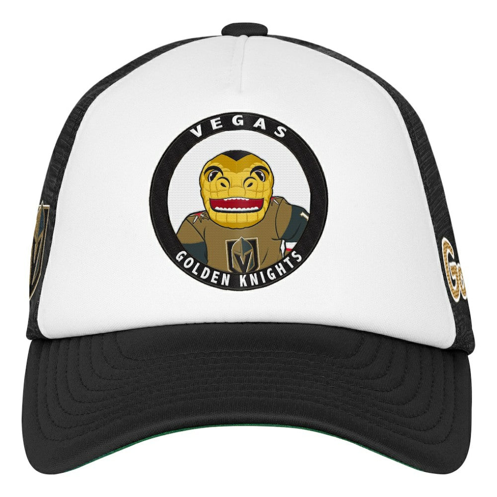 Vegas Golden Knights Mitchell & Ness Youth Mascot Adjustable Trucker Hat - White Hats