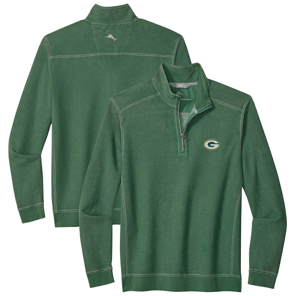 Green Bay Packers Big & Tall Montego Bay Half-Zip Pullover - Green sale