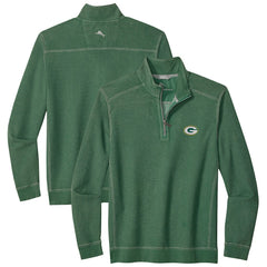 Green Bay Packers Big & Tall Montego Bay Half-Zip Pullover - Green sale
