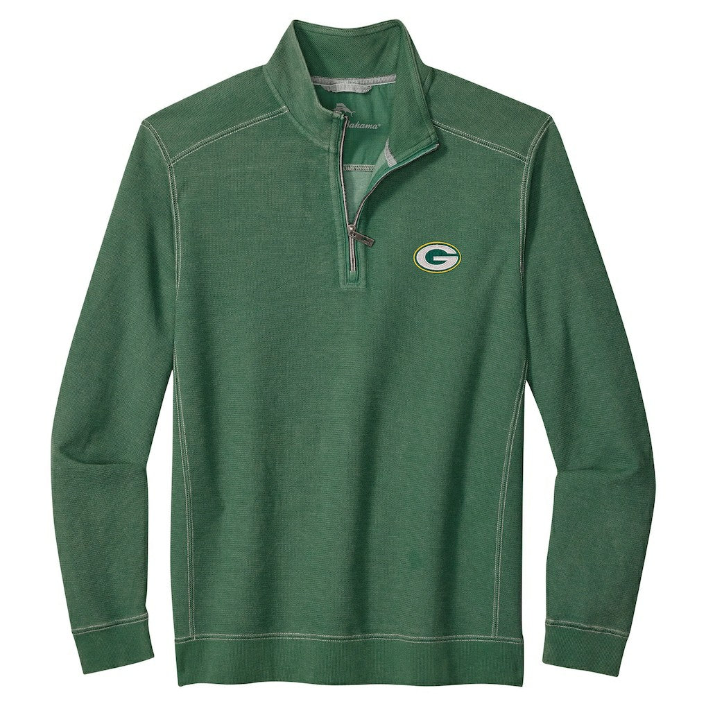 Green Bay Packers Big & Tall Montego Bay Half-Zip Pullover - Green sale