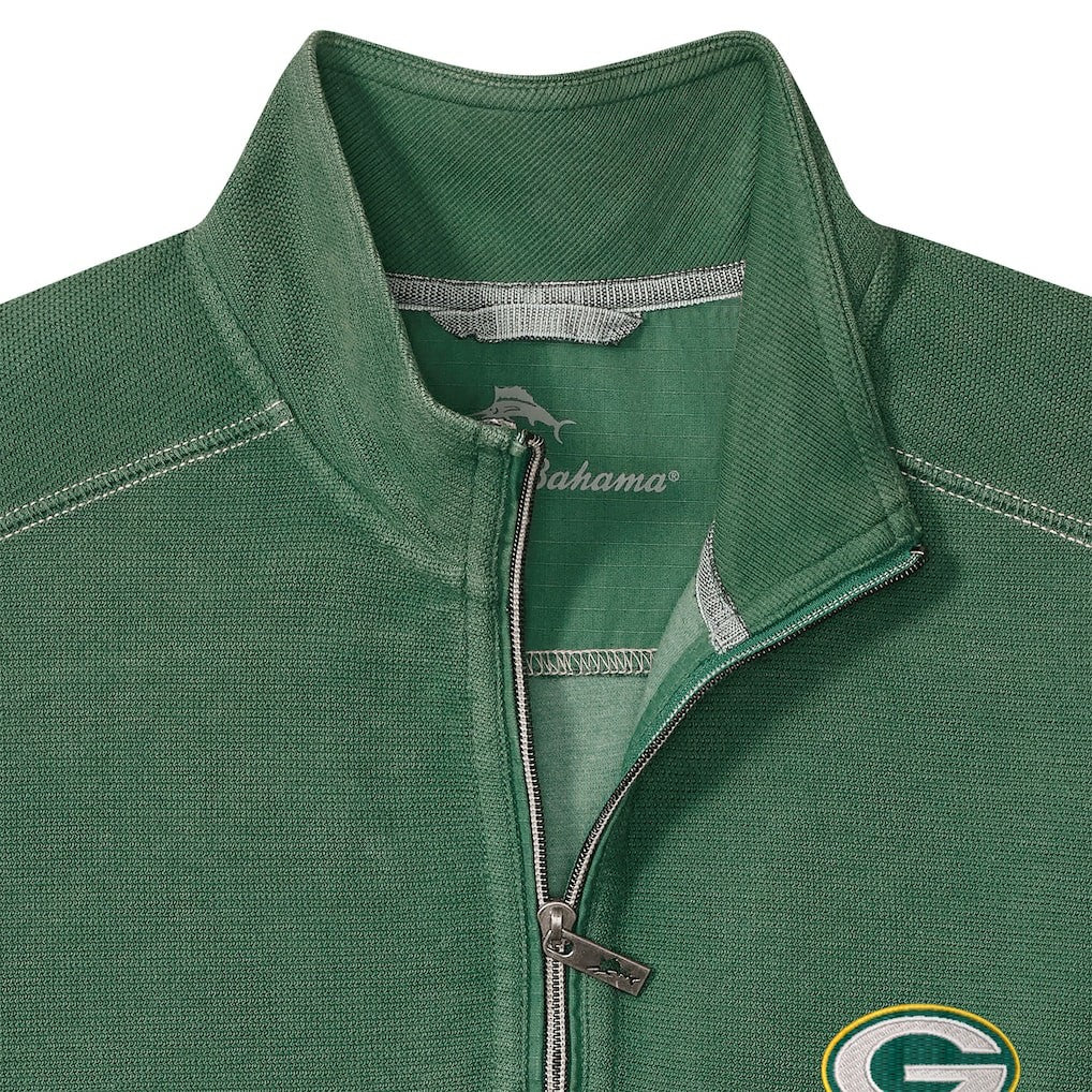 Green Bay Packers Big & Tall Montego Bay Half-Zip Pullover - Green sale