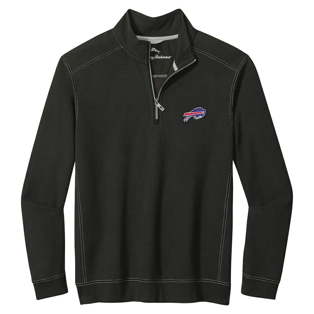Buffalo Bills Big & Tall Montego Bay Half-Zip Pullover - Black outlet