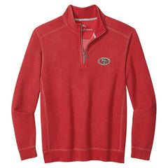 San Francisco 49ers Big & Tall Montego Bay Half-Zip Pullover - Scarlet outlet