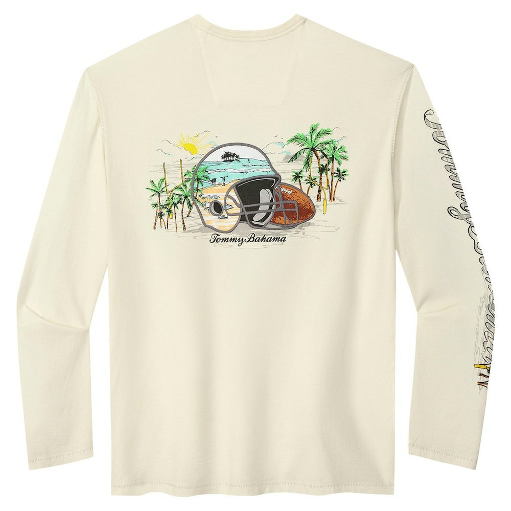 Cincinnati Bengals Oasis Endzone Lux Long Sleeve T-Shirt - Cream sale