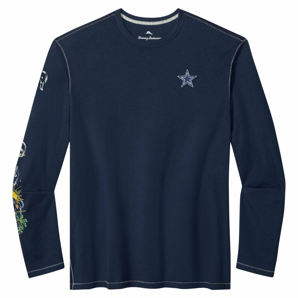Dallas Cowboys Oasis Endzone Lux Long Sleeve T-Shirt - Navy cheap
