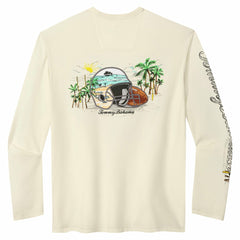 Detroit Lions Oasis Endzone Lux Long Sleeve T-Shirt - Cream cheap