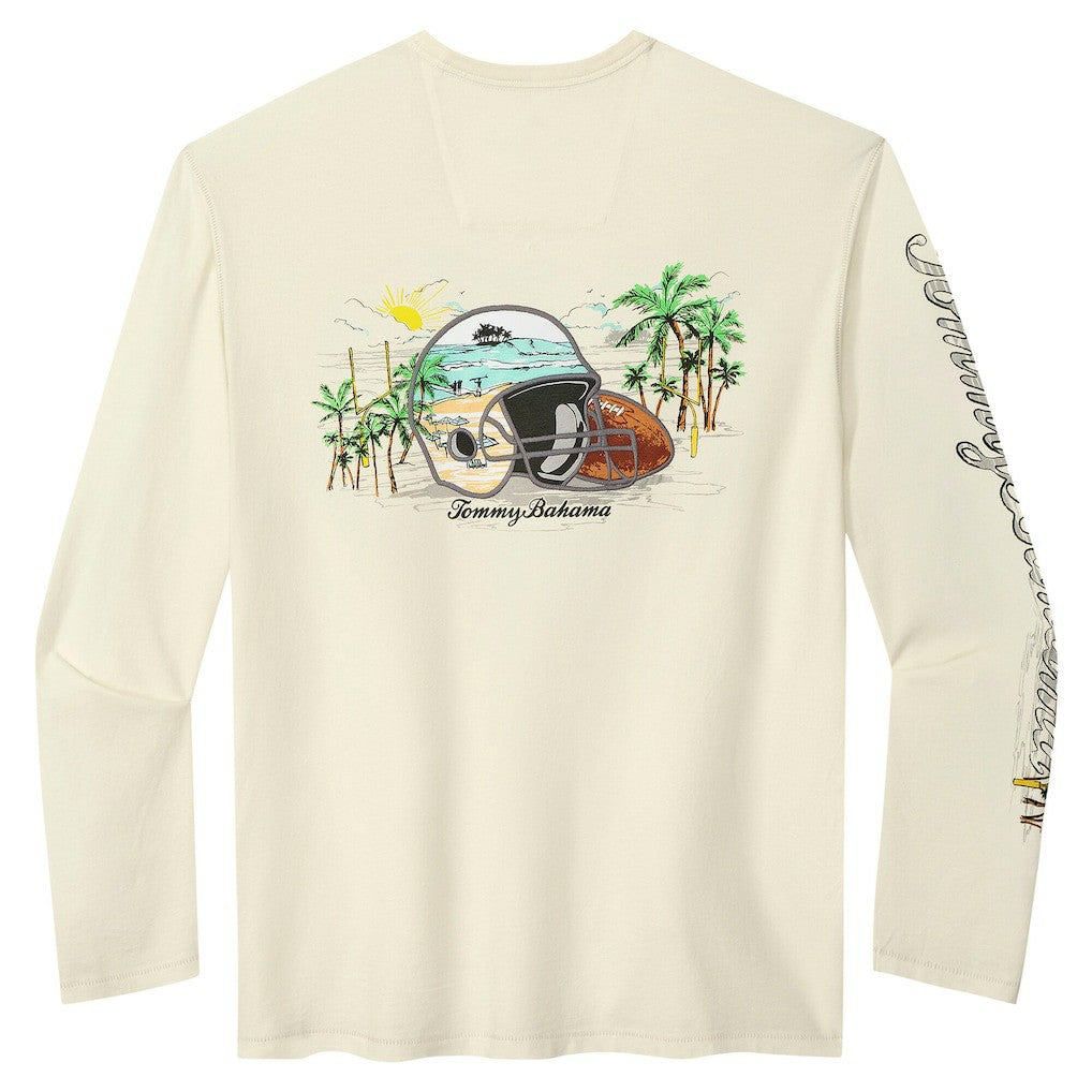 Pittsburgh Steelers Oasis Endzone Lux Long Sleeve T-Shirt - Cream for sale