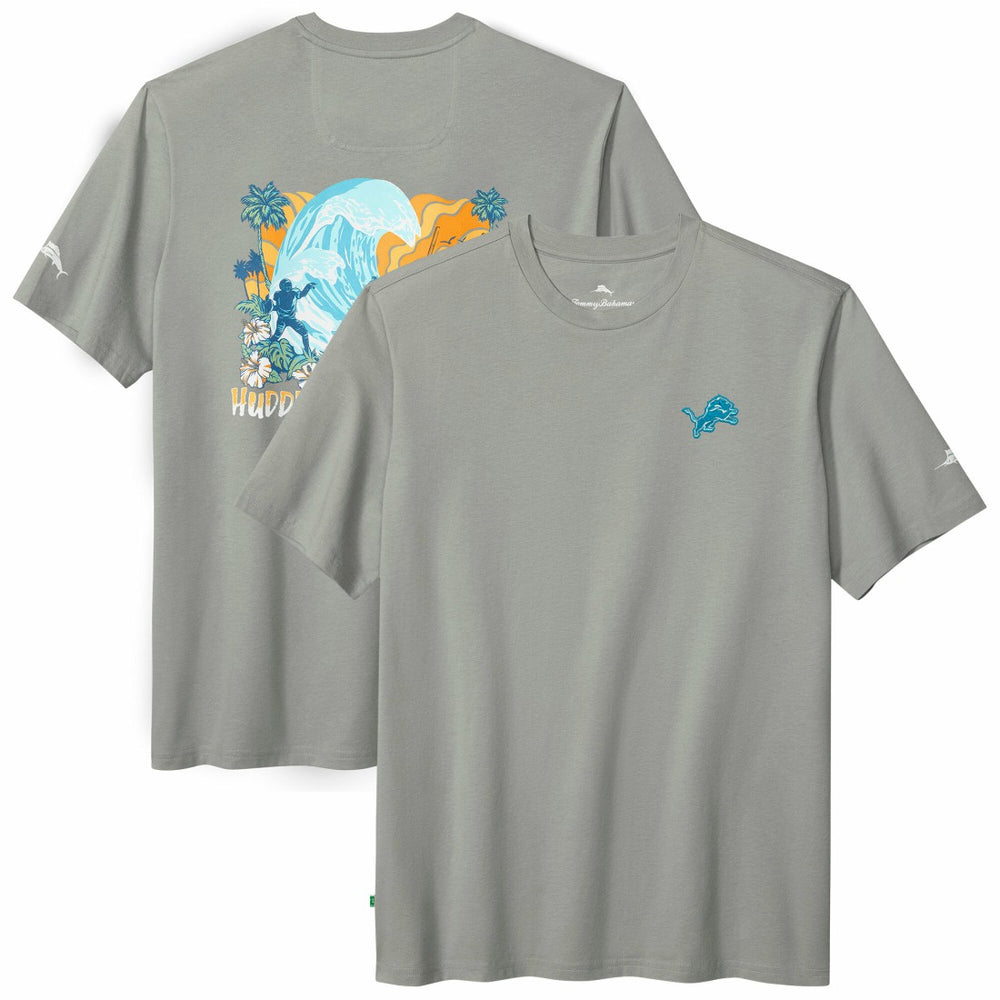 Detroit Lions Huddle & Hang Tens T-Shirt - Gray online