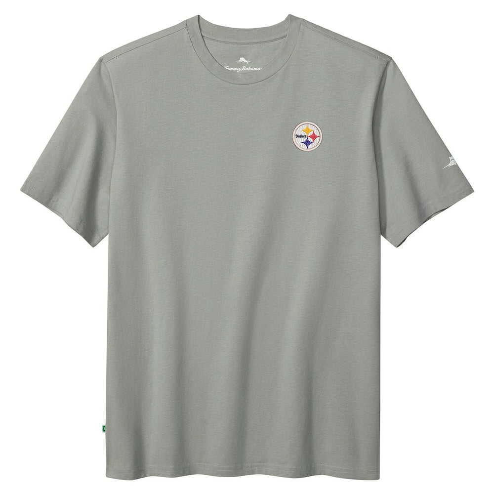 Pittsburgh Steelers Huddle & Hang Tens T-Shirt - Gray discount