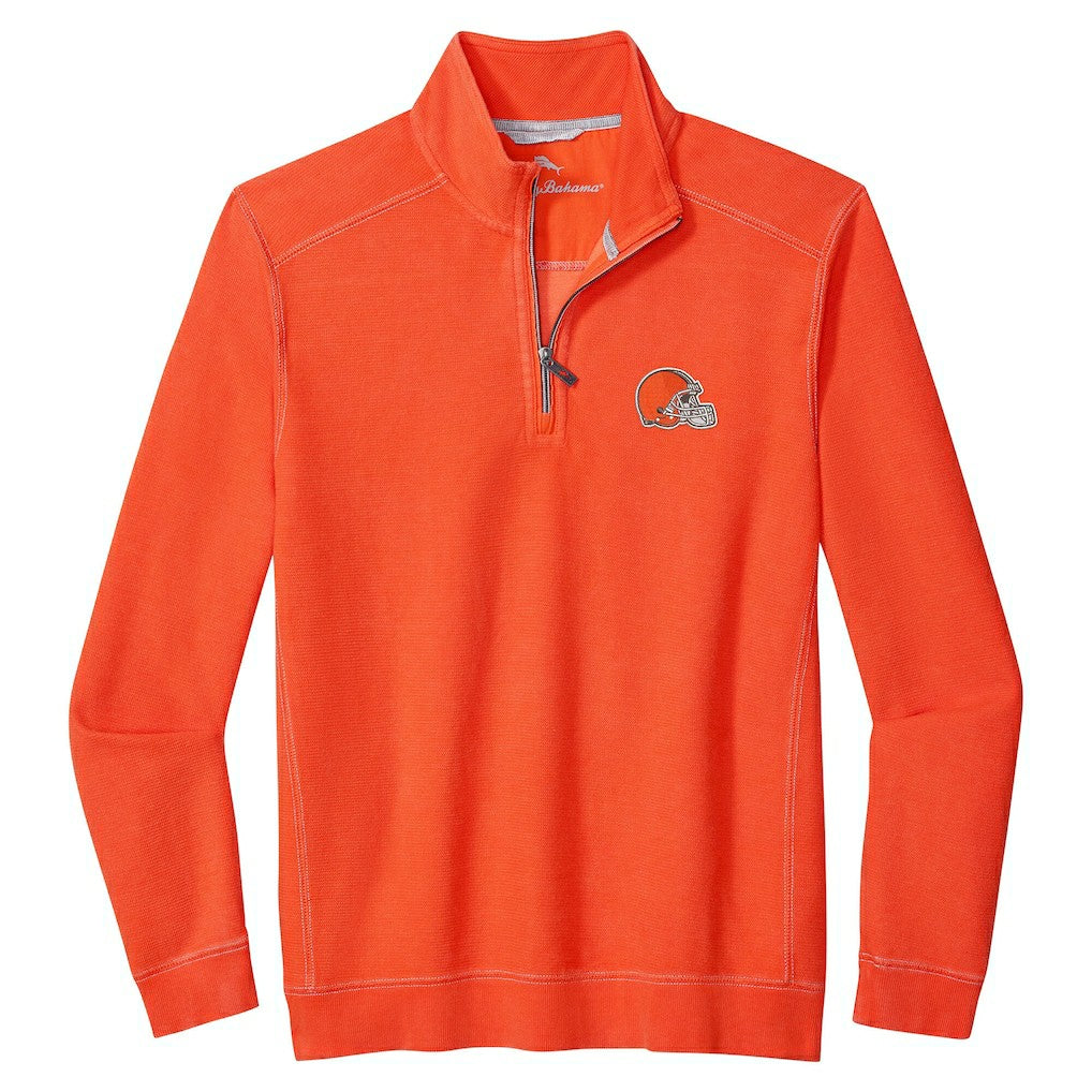 Cleveland Browns Sport Tobago Half-Zip Pullover - Orange cheap