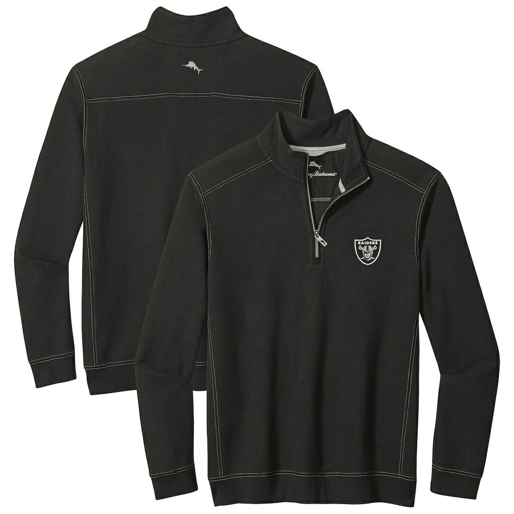 Las Vegas Raiders Sport Tobago Half-Zip Pullover - Black on sale